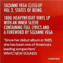 Vega Suzanne 2011 COOKLP523 Close-Up Vol 3, States Of Being LP