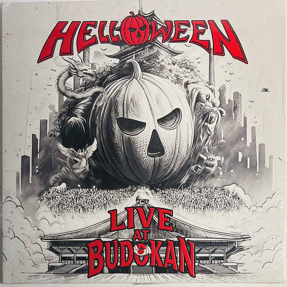 Helloween LP Live At Budokan, gold vinyl 3LP vinyl LP