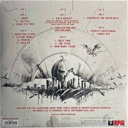 Helloween LP Live At Budokan, gold vinyl 3LP vinyl LP