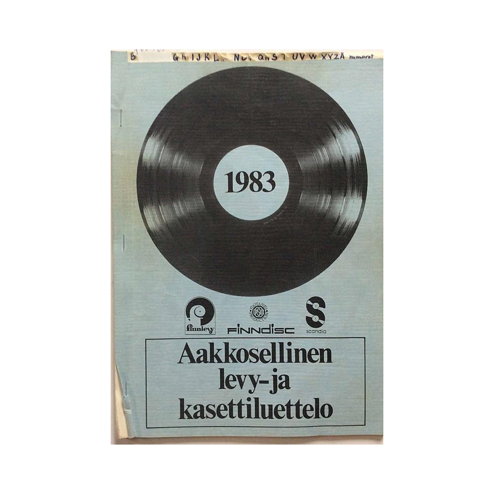 Finnlevy Scandia levyluettelo : 1983 - Used book