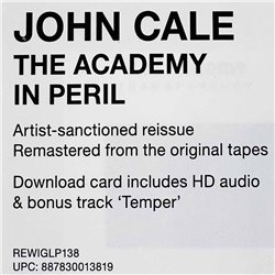 Cale John 1972 REWIGLP138 The Academy In Peril LP