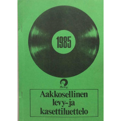 Finnlevy Scandia levyluettelo: 9 1985  kansi EX sisäsivut EX Käytetty kirja