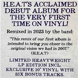 H.E.A.T LP H.E.A.T 2LP 12 inch + 10 inch  vinyl LP