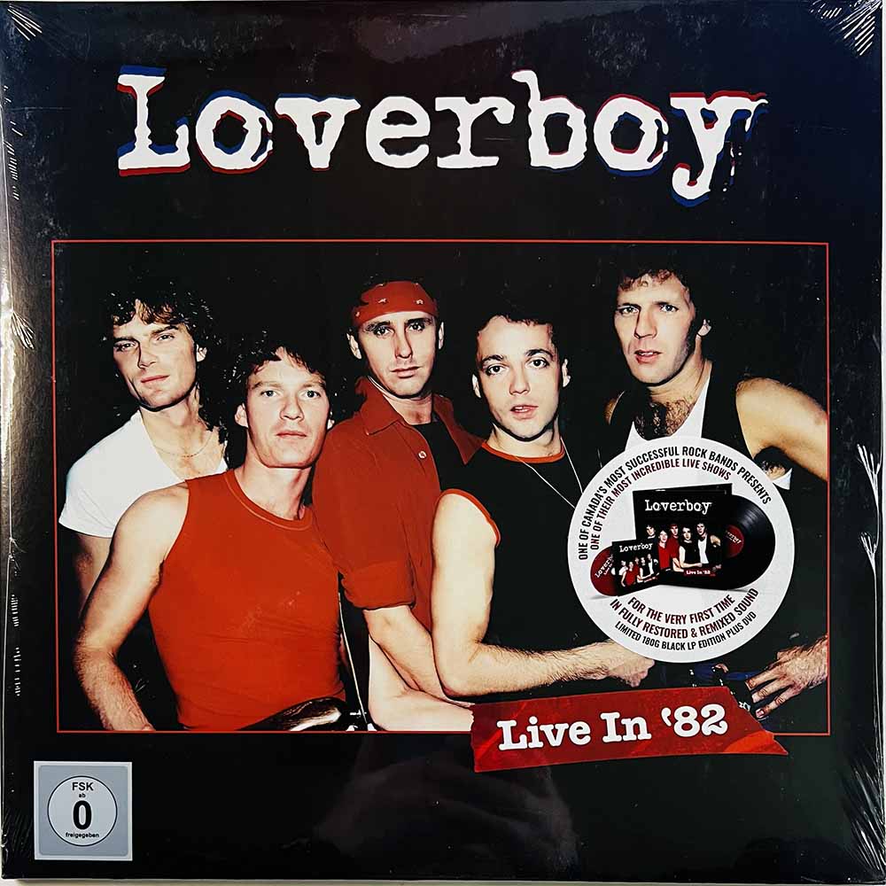 Loverboy 2024 0219391EMU Live In '82 LP + DVD LP