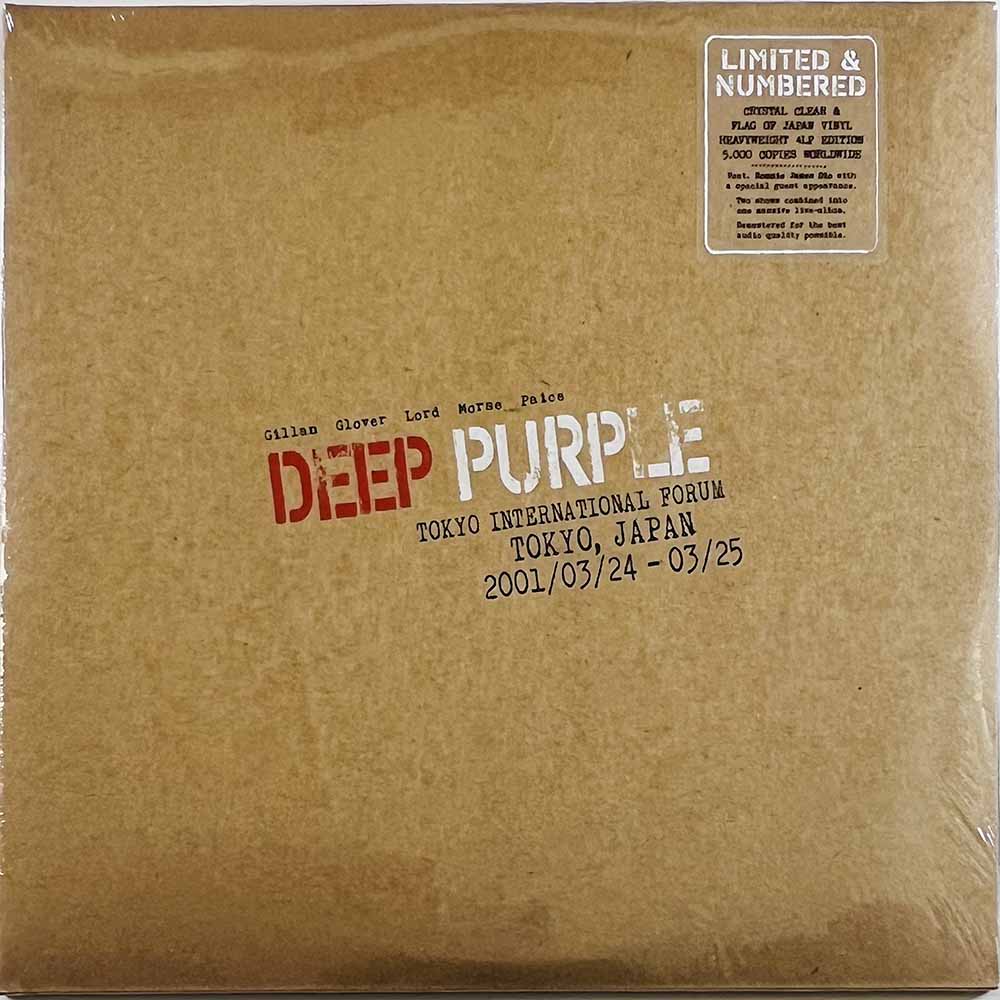 Deep Purple LP Live In Tokyo 2001, clear/red vinyl  4LP vinyl LP