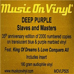 Deep Purple LP Slabes and masters, blue & purple vinyl vinyl LP