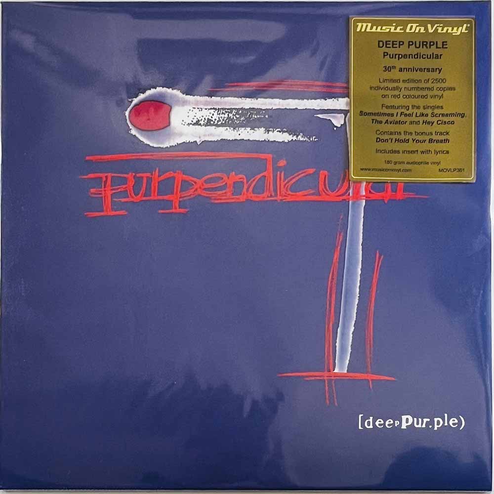 Deep Purple LP Purpendicular, red vinyl 2LP vinyl LP