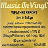 Weather Report LP Weather Report Live In Tokyo 2LP vinyl LP
