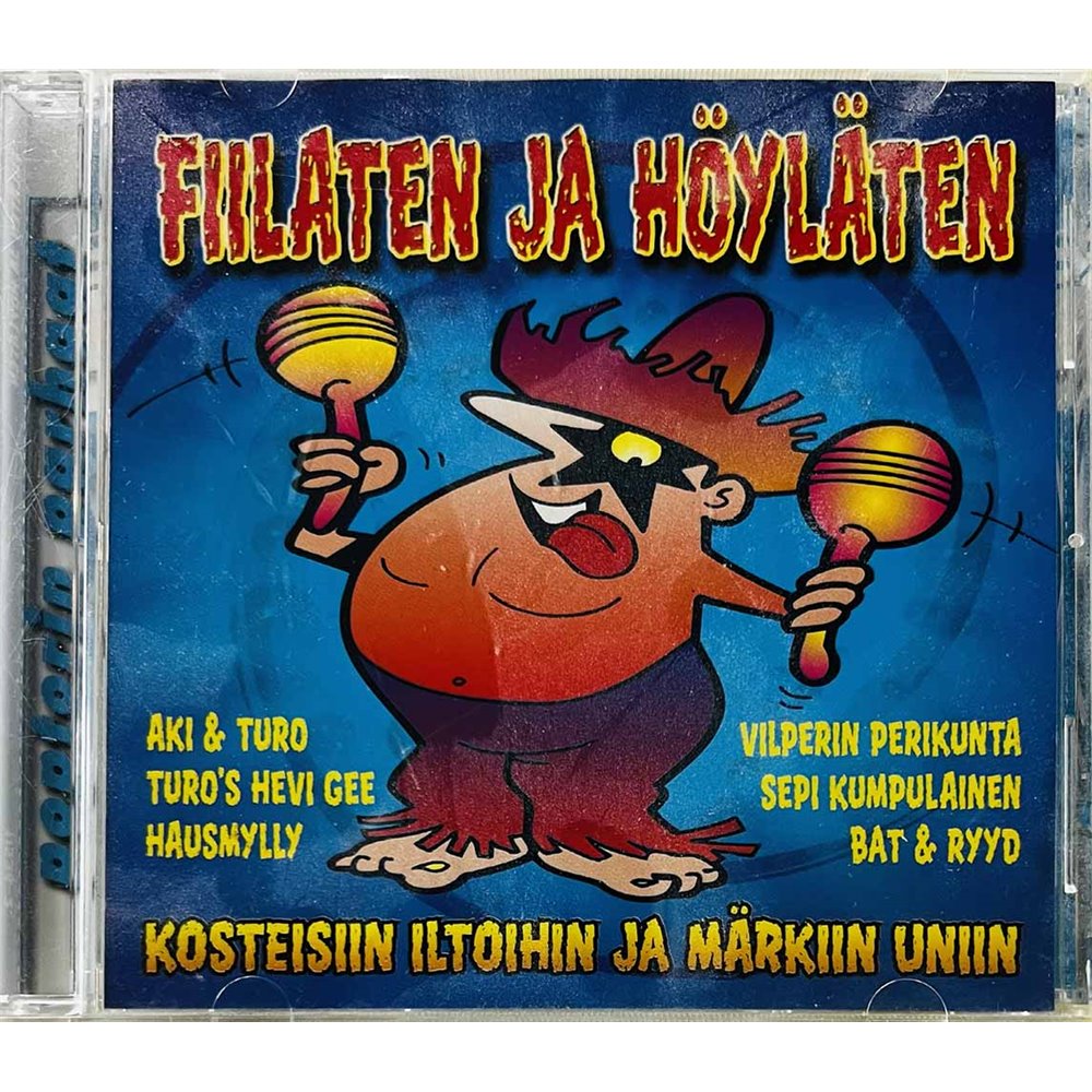 Aki & Turo, Bat & Ryyd, Hausmylly CD Fiilaten ja höyläten  kansi EX levy EX Käytetty CD