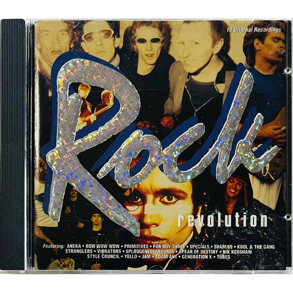 Aneka, Adam Ant, Jam, Vibrators, Tubes CD Rock Revolution  kansi EX levy EX Käytetty CD