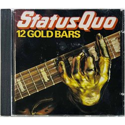 Status Quo CD 12 gold bars  kansi EX levy VG+ Käytetty CD