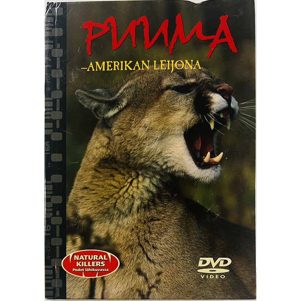 DVD - Pedot lähikuvassa n.2000 FIP 8302 20025 Puuma Amerikan leijona 21 DVD Begagnat