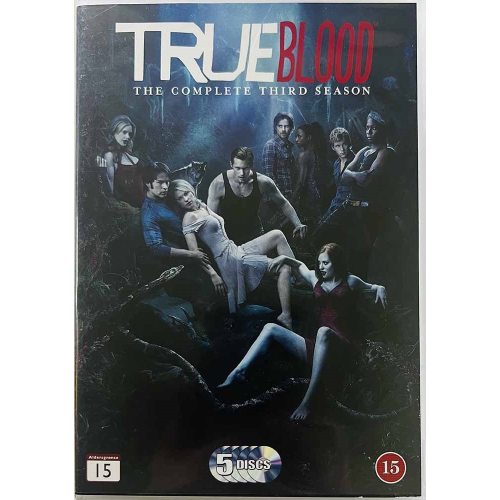 DVD - Elokuva DVD True Blood kausi 3 5DVD  kansi EX levy EX Käytetty DVD