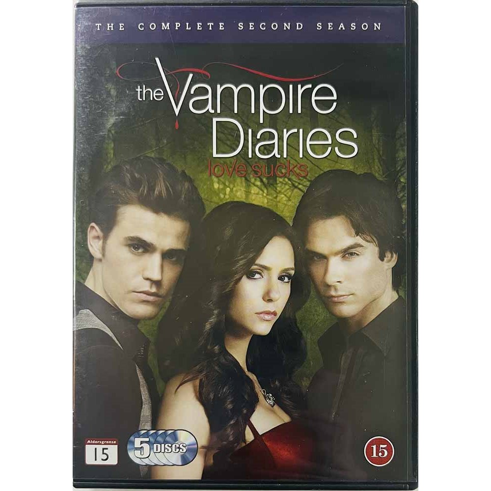 DVD - Elokuva 2011  Vampire Diaries kausi 2 5DVD DVD Begagnat