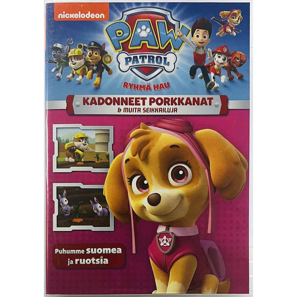 DVD - Elokuva 2014  Ryhmä Hau Paw Patrol kadonneet porkkanat DVD Begagnat