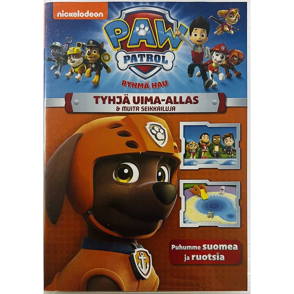 DVD - Elokuva 2016  Ryhmä Hau Paw Patrol tyjhjä uima-allas DVD Begagnat