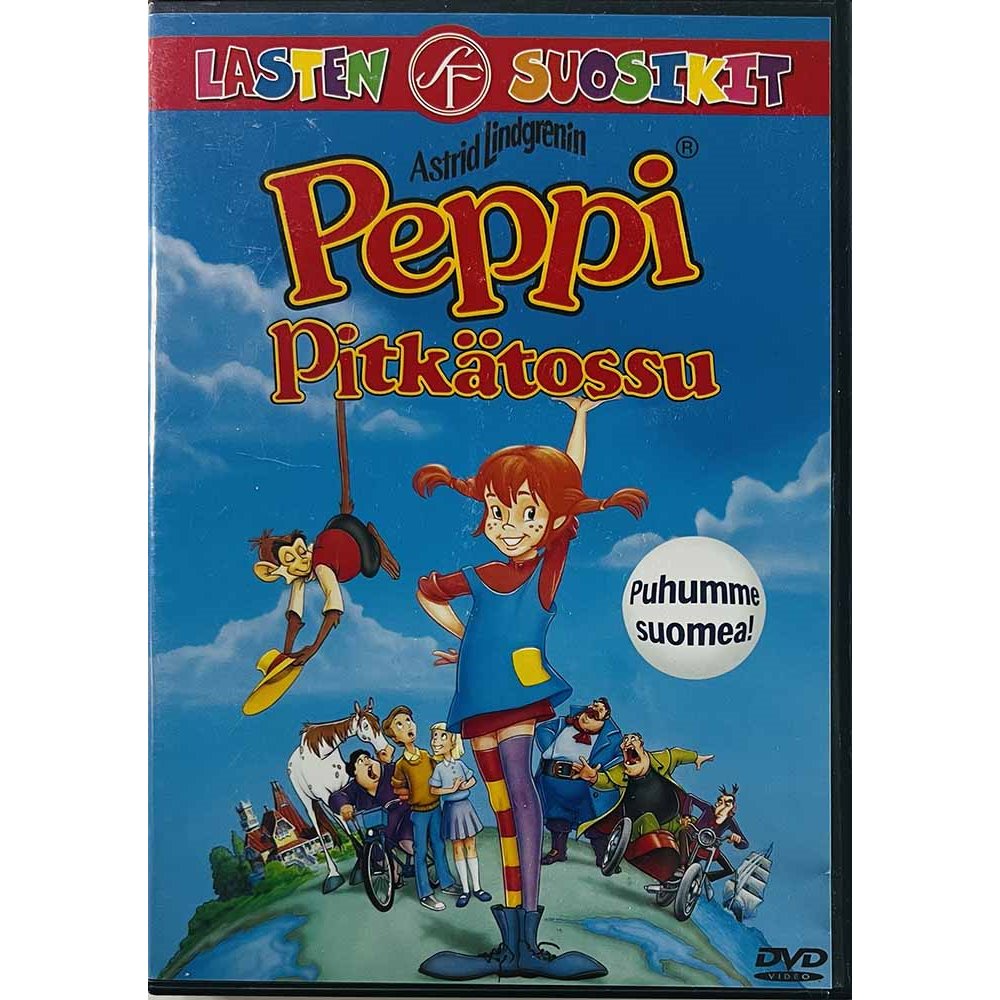 DVD - Elokuva DVD Peppi Pitkätossu  kansi EX levy VG Käytetty DVD