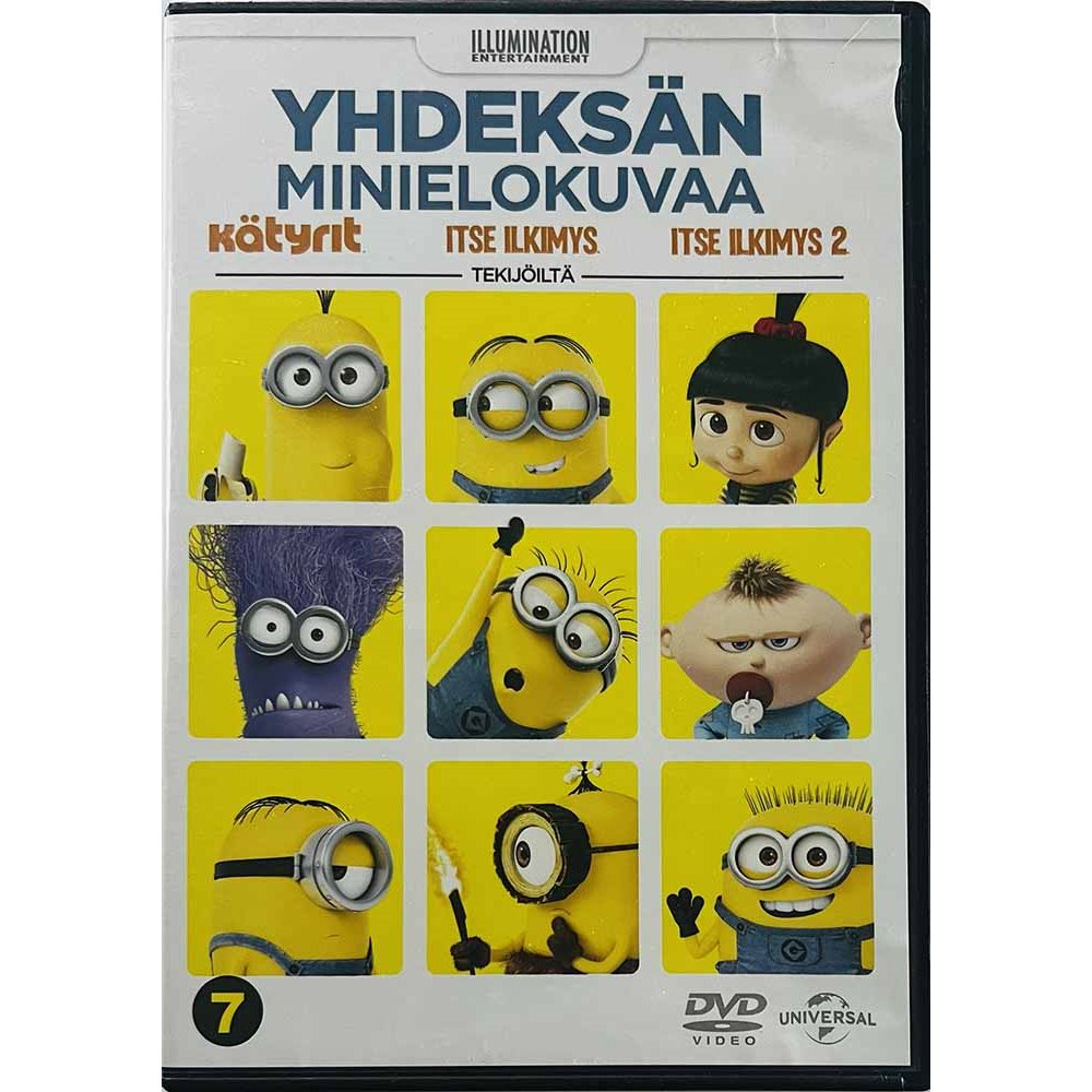 DVD - Elokuva 2014  Yhdeksän minielokuvaa, Kätyrit, Itse ilkimys DVD Begagnat