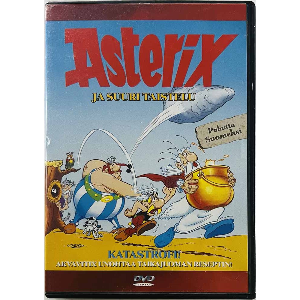 DVD - Elokuva DVD Asterix ja suuri taistelu  kansi EX levy VG+ Käytetty DVD