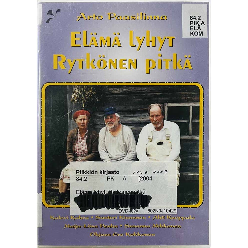 DVD - Elokuva 1998  Elämä Lyhyt Rytkönen pitkä DVD Begagnat