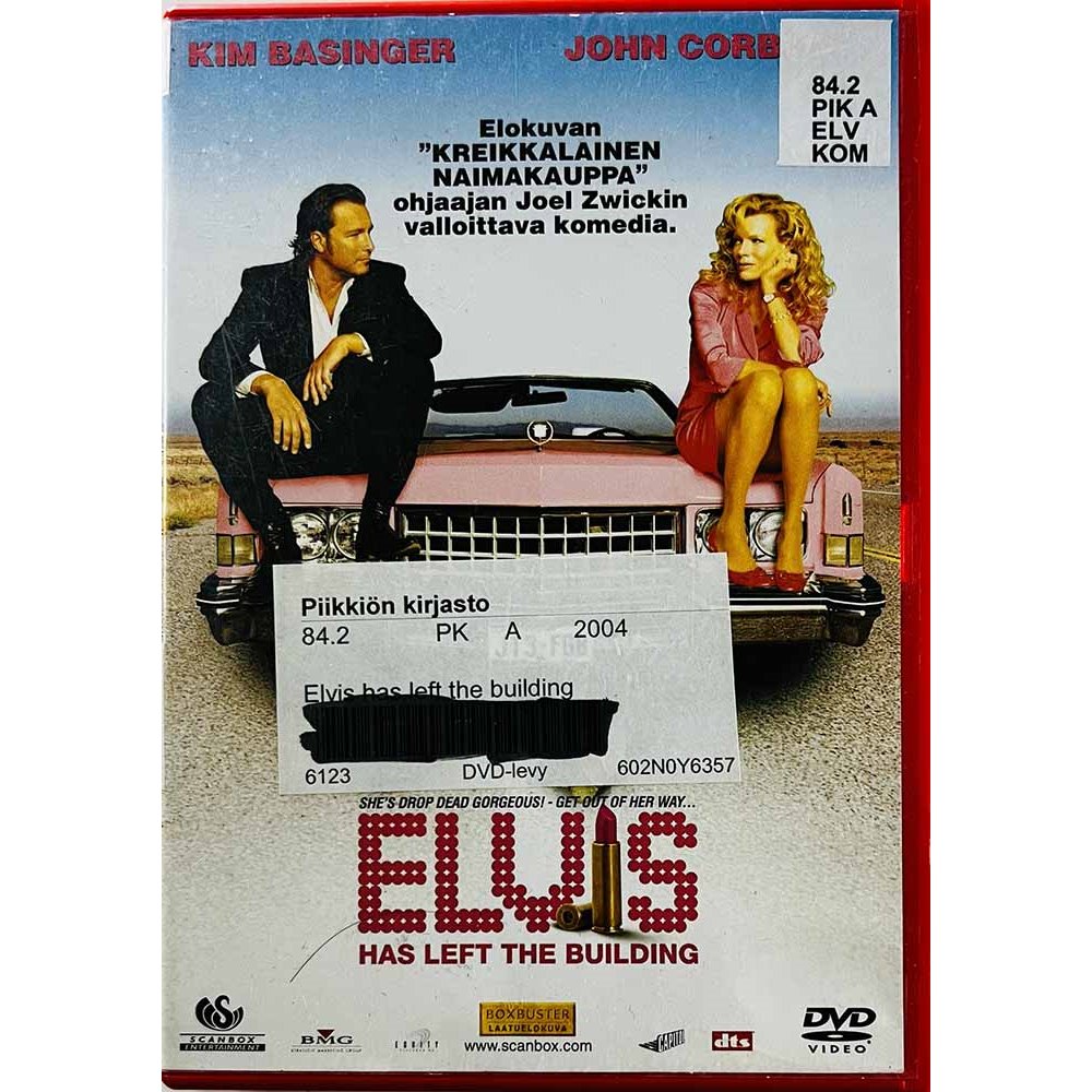 DVD - Elokuva DVD Elvis has left the building  kansi EX levy VG+ Käytetty DVD