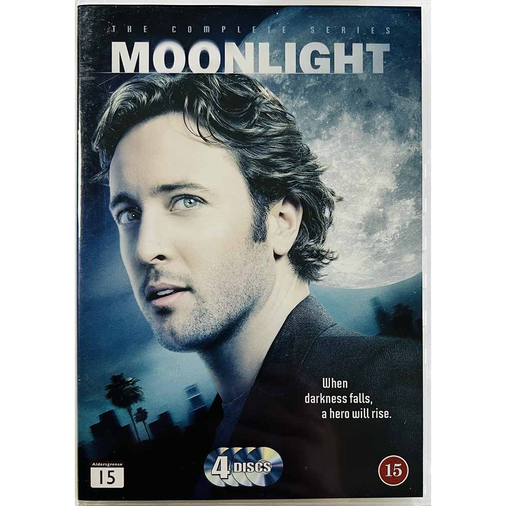 DVD - Elokuva DVD Moonlight complete series 4DVD  kansi EX levy EX Käytetty DVD