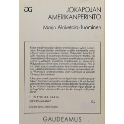 Jokapojan Amerikanperintö : Marja Alaketola-Tuominen - Used book