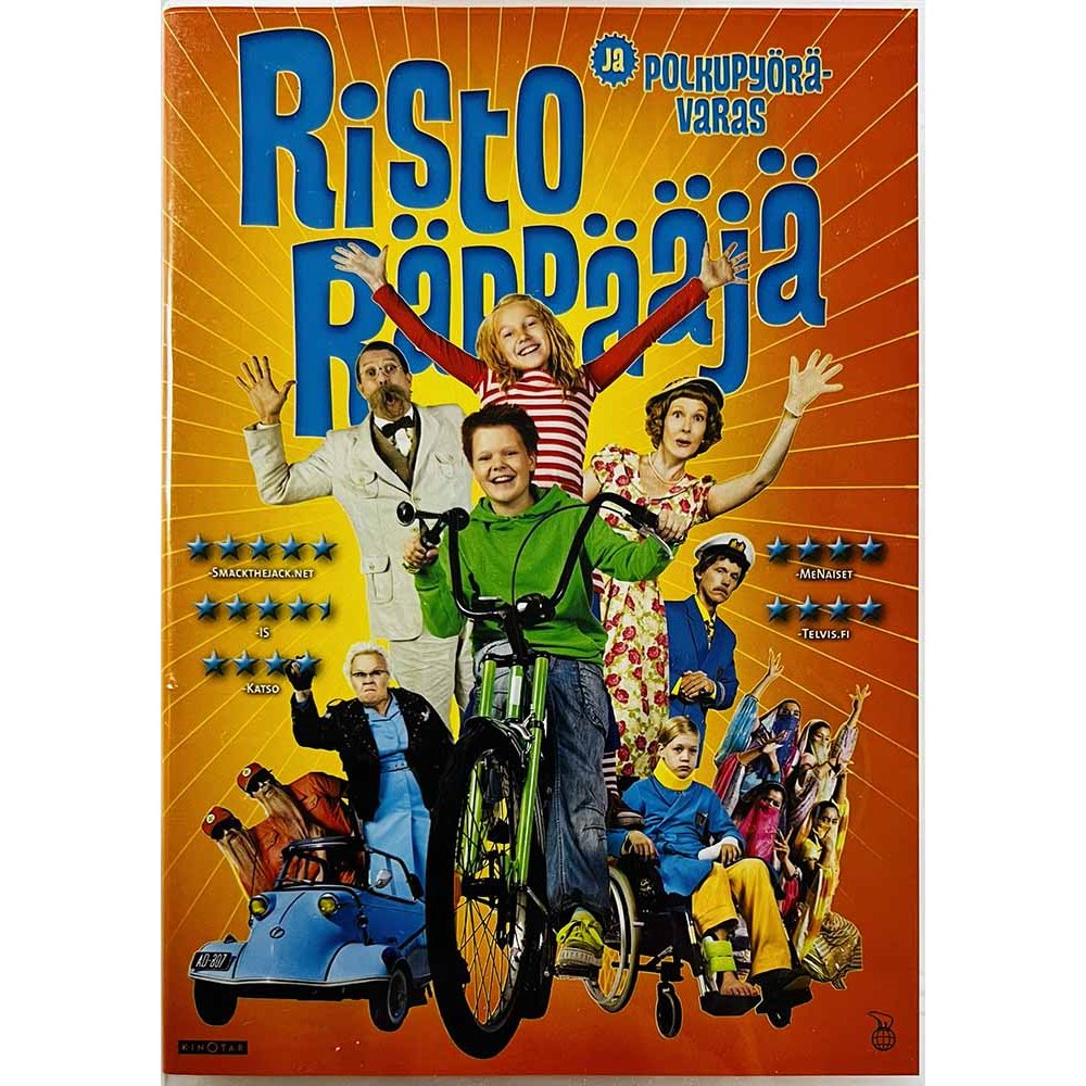 DVD - Elokuva 2009  Risto Räppääjä ja polkupyörävaras DVD Begagnat