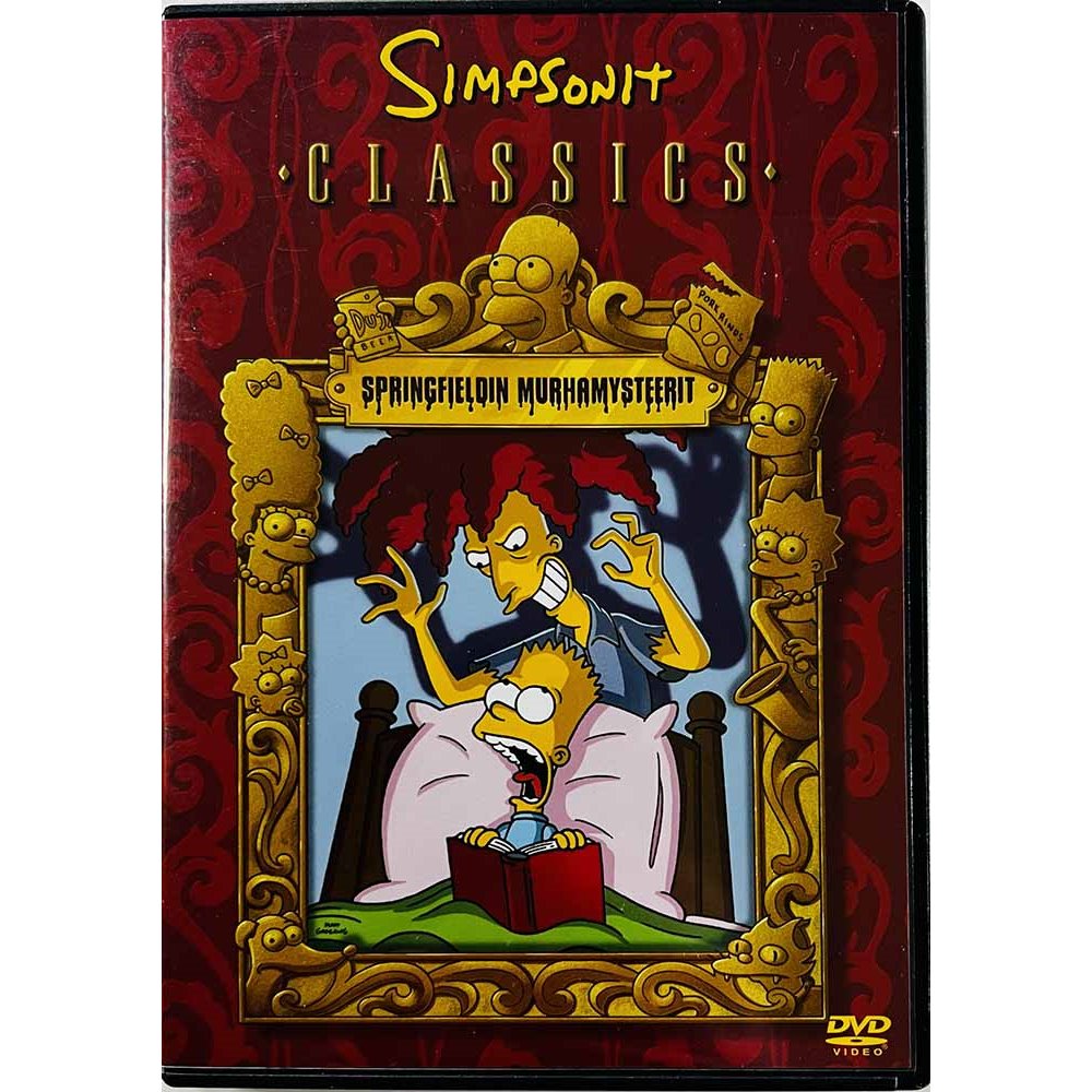 DVD - Elokuva 1992,1993,1995  Simpsonit: Spingfieldin murhamysteerit DVD Begagnat