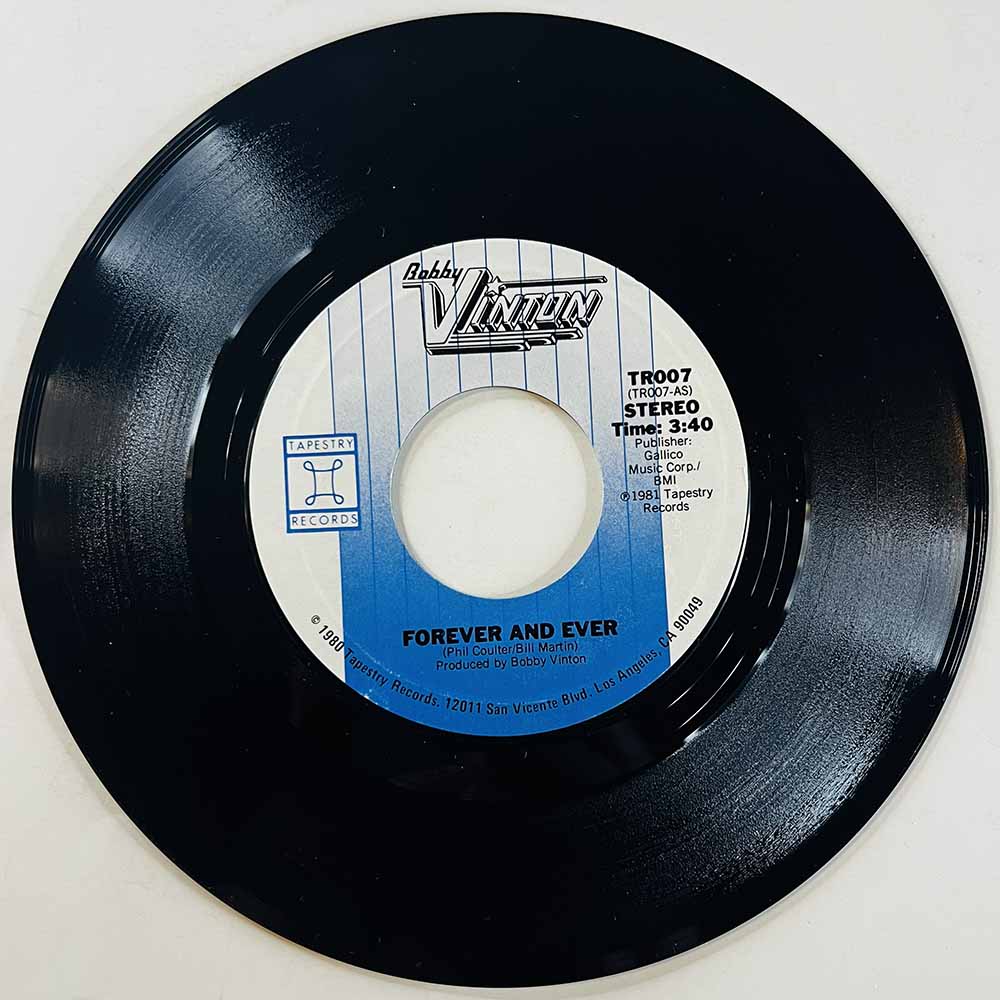 Vinton Bobby 1981 TR007 Forever And Ever begagnad singelskiva