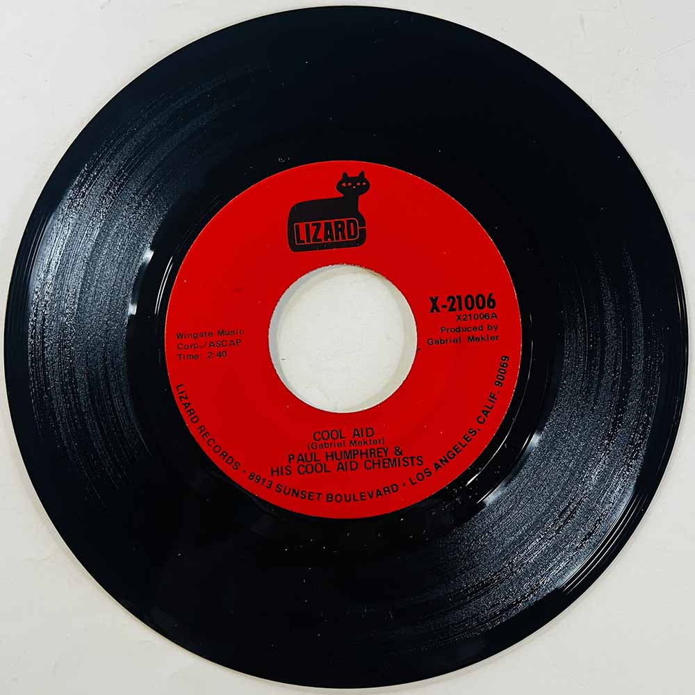 Paul Humphrey & His Cool Aid Chemists 1971 X-21006 Cool Aid / Detroit begagnad singelskiva