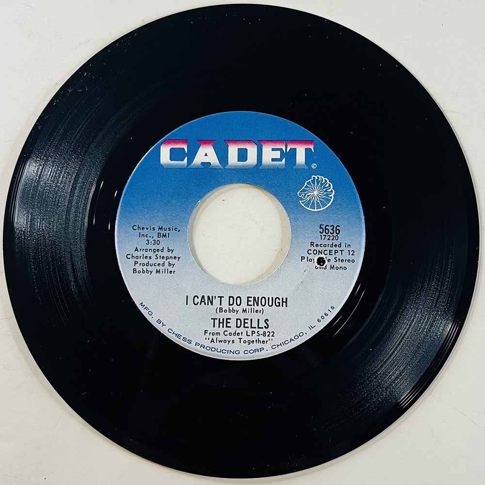 Dells 1969 5636 I Can't Do Enough / Hallways Of My Mind begagnad singelskiva