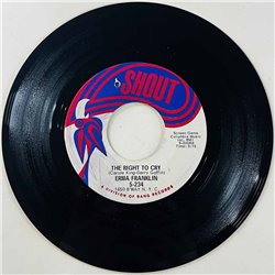 Franklin Erma 1968 S-234 I'm Just Not Ready For Love / The Right To Cry begagnad singelskiva