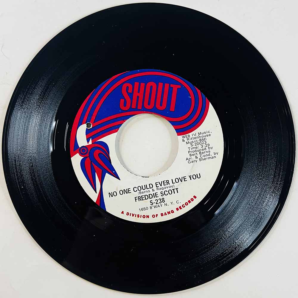 Scott Freddie 1967 S-238 Loving You Is Killing Me / No One Could Ever Love You begagnad singelskiva