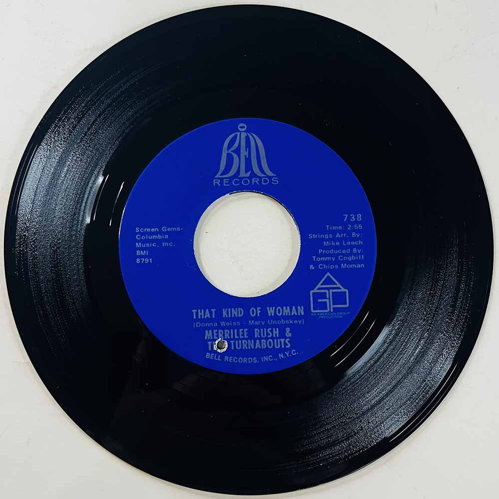 Merrilee Rush 1968 738 That Kind Of Woman begagnad singelskiva