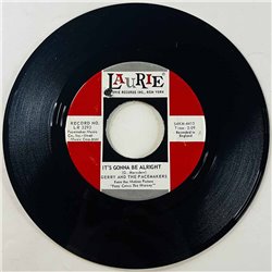 Gerry & The Pacemakers Käytetty 7” ei kuvakantta It's Gonna Be All Right  kansi Ei kuvakantta levy EX käytetty vinyylisingle