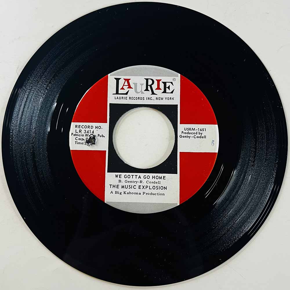 Music Explosion Käytetty 7” ei kuvakantta We Gotta Go Home / Hearts And Flowers  kansi Ei kuvakantta levy EX käytetty vinyylisin