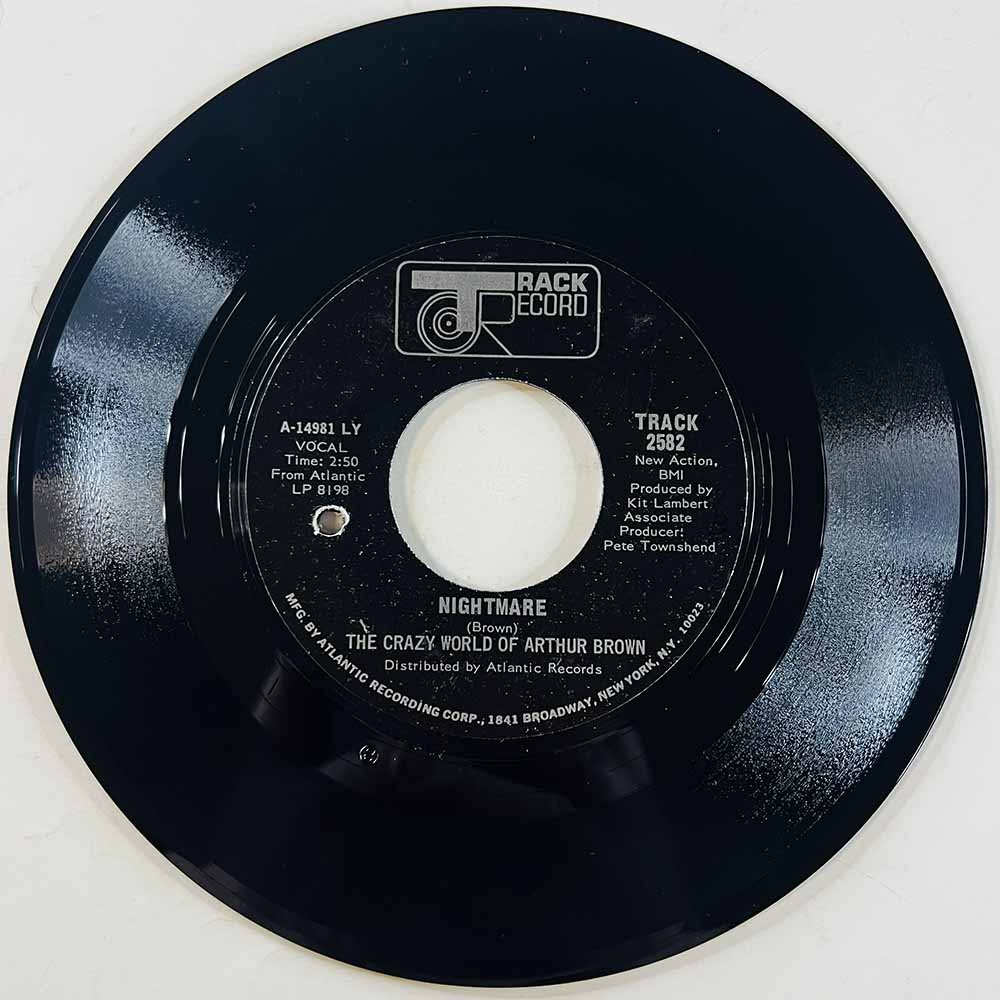 Crazy World Of Arthur Brown 1968 2582 Nightmare / I Put A Spell On You begagnad singelskiva