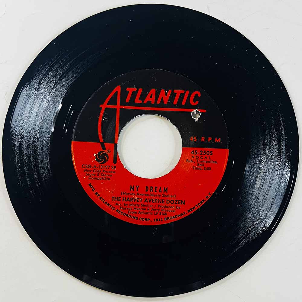 Harvey Averne Dozen Käytetty 7” ei kuvakantta My Dream / The Micro-Mini  kansi Ei kuvakantta levy EX- käytetty vinyylisingle