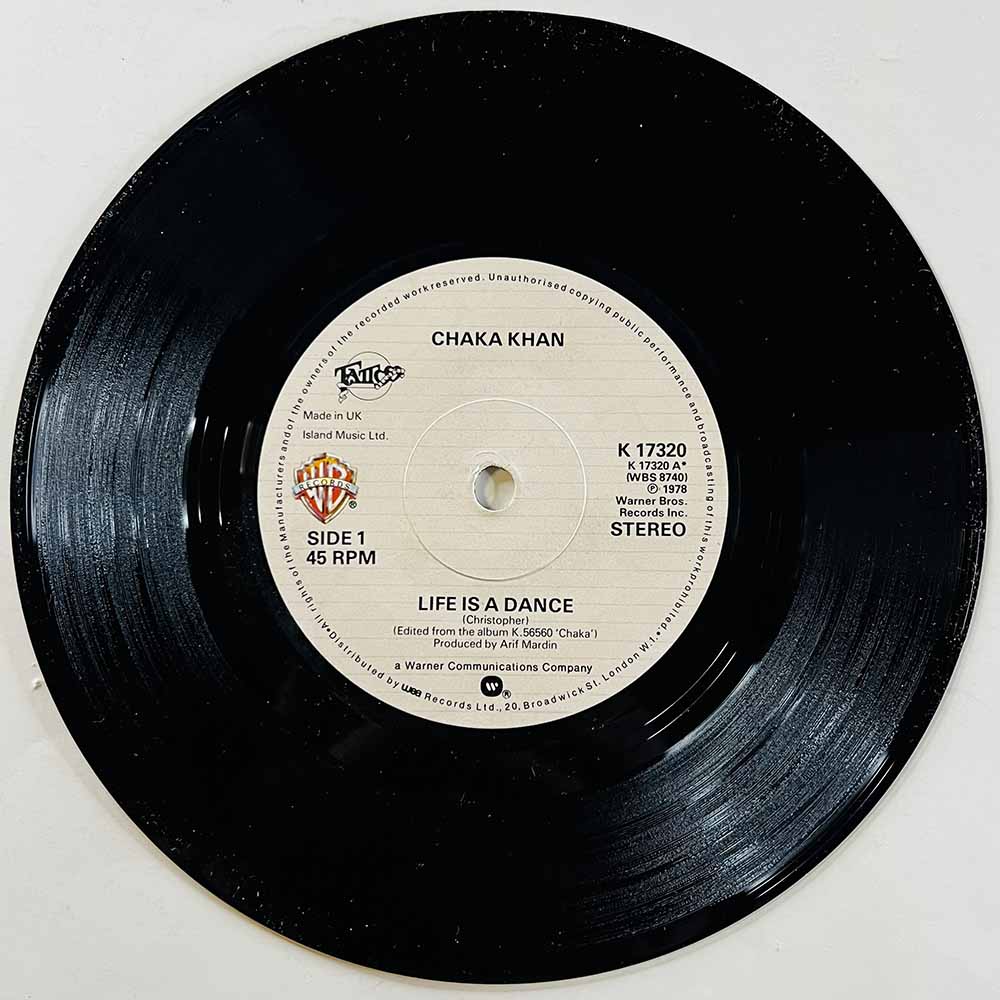 Khan Chaka 1978 K 17320 Life Is A Dance begagnad singelskiva