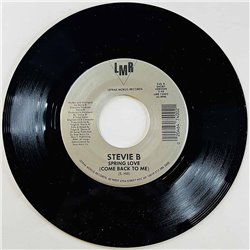Stevie B Käytetty 7” ei kuvakantta Spring Love (Come Back To Me)  kansi Ei kuvakantta levy EX käytetty vinyylisingle