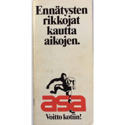 Ennätysten rikkojat kautta aikojen. : asa Voitto kotiin. - Used book