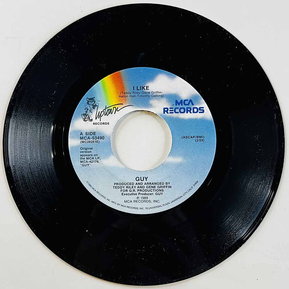 Guy Käytetty 7” ei kuvakantta I Like  kansi Ei kuvakantta levy EX- käytetty vinyylisingle