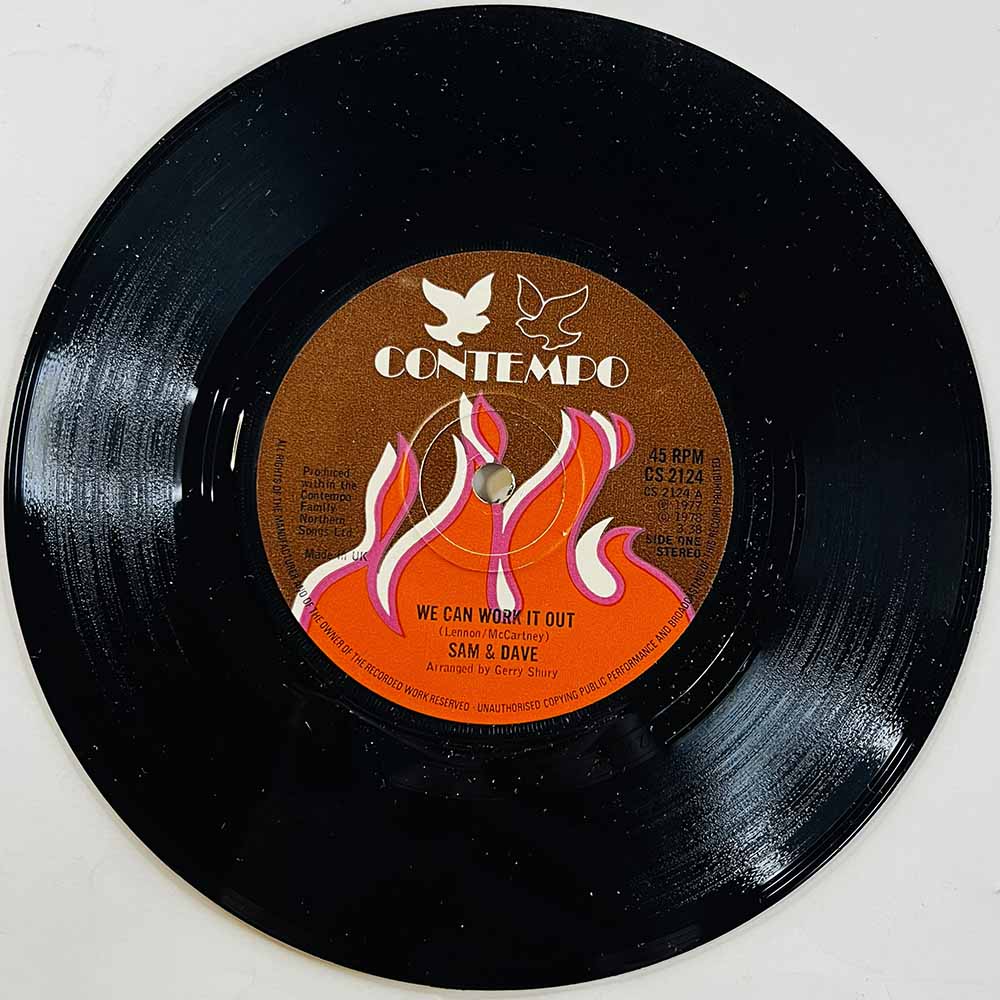 Sam & Dave 1978 CS 2124 We Can Work It Out begagnad singelskiva
