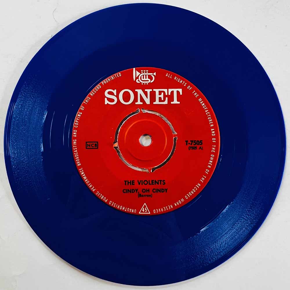 Violents Käytetty 7” ei kuvakantta Cindy, Oh Cindy  kansi Ei kuvakantta levy EX- käytetty vinyylisingle