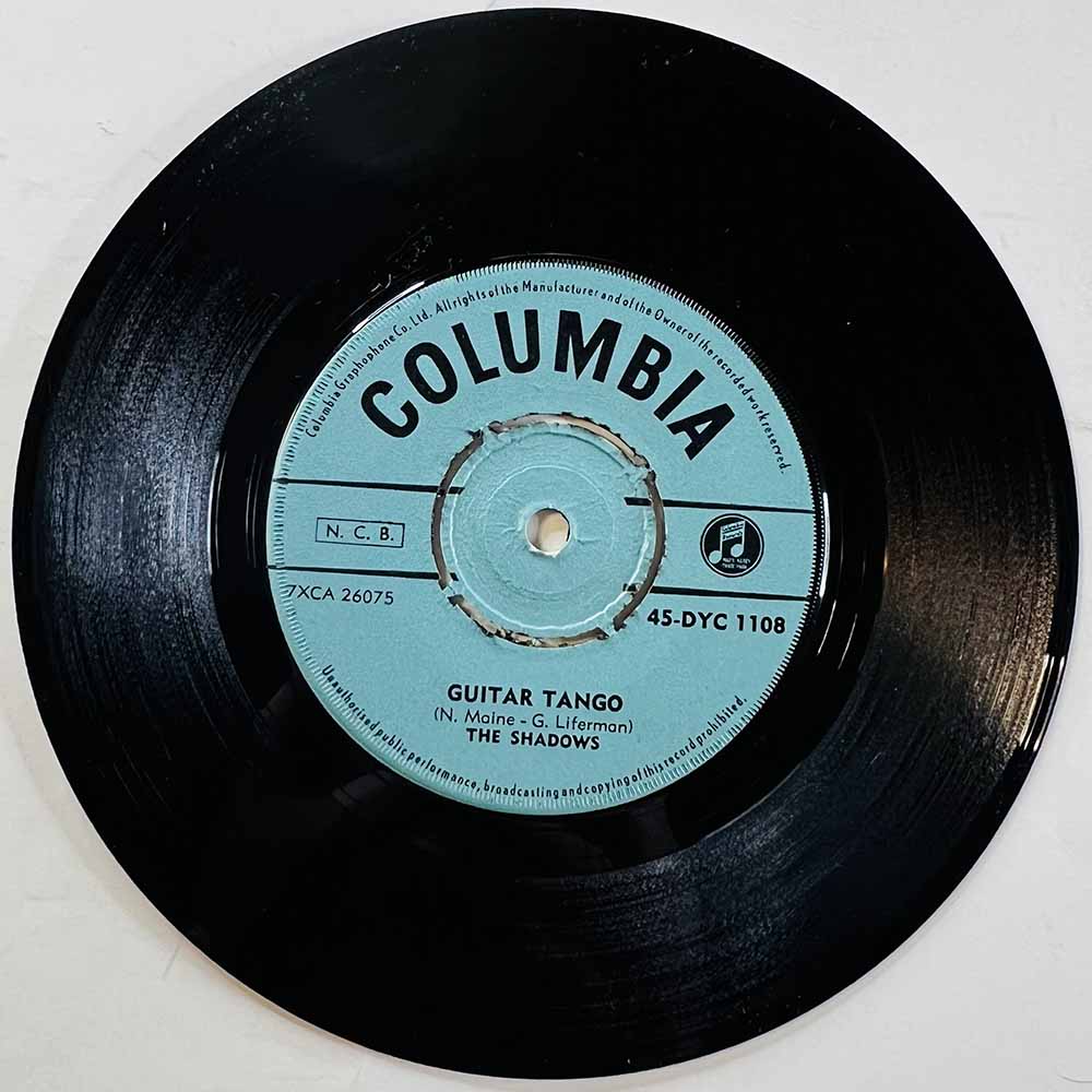 Shadows 1962 45-DYC 1108 Guitar Tango begagnad singelskiva