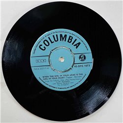 Richard Cliff 1961 45-DYC 1073 When The Girl In Your Arms Is The Girl In Your Heart begagnad singelskiva