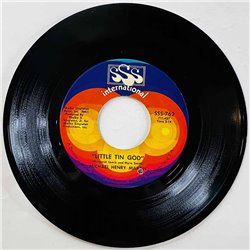 Michael Henry Martin Käytetty 7” ei kuvakantta Little Tin God / Just Hold My Hand  kansi Ei kuvakantta levy VG+ käytetty vinyyli