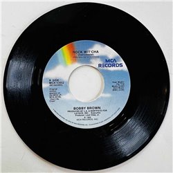 Bobby Brown Käytetty 7” ei kuvakantta Rock Wit' Cha  kansi Ei kuvakantta levy EX käytetty vinyylisingle