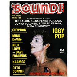 Soundi : Iggy Pop, Kaamos, Otto Donner, Nick Lowe - begagnade magazine